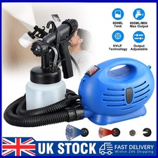Electric-Paint-Sprayer HVLP Handheld Zoom Spray Gun Garden Fence Wall In/Outdoor