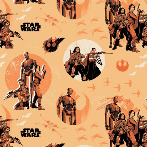 Fat quarter rogue one - fat, star