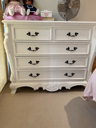 French style white chest - style,