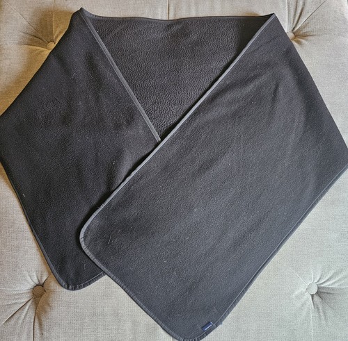 Gant fleece scarf black - black, mid