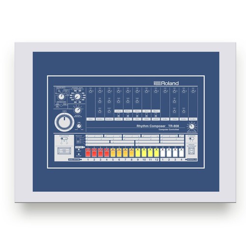 Roland 808 drum machine - roland, tr-808