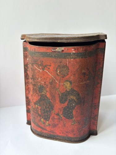 Tea caddy tin - tin, ridgways