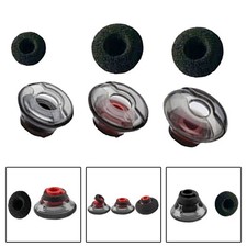 Transparent Black Earplugs for