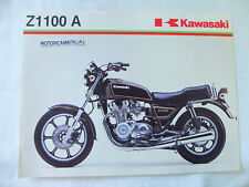 PER Kawasaki z1100 Z 1100 A pubblicita brochure depliant motorcycles 