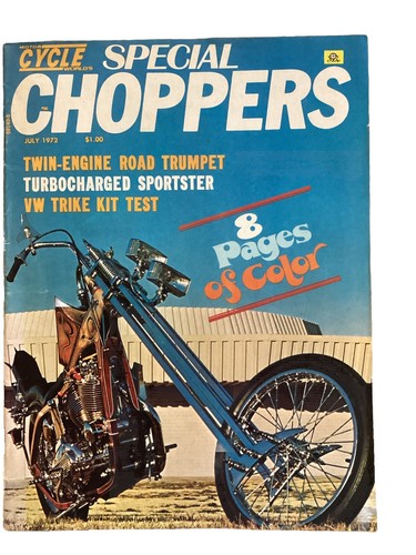 Vintage july 1972 choppers - vintage,