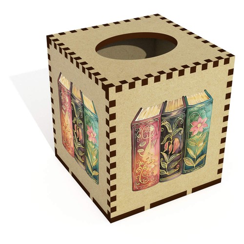 Square vintage floral - 'vintage,