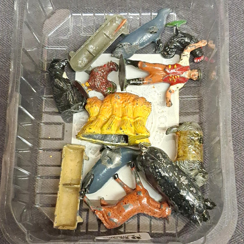Vintage toy figures - toy, job