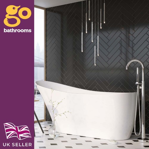 Freestanding bath white - freestanding,