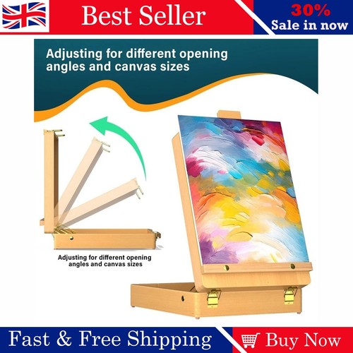 Portable wooden tabletop - portable, easel