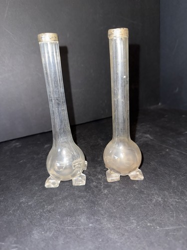 Glass vase silver - tops, or