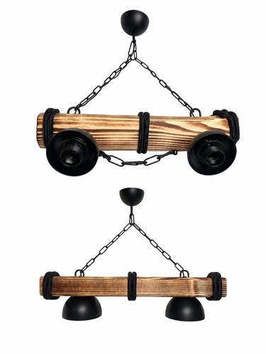 Handmade wooden chandelier - handmade,