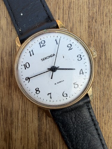 Vintage sekonda gold - gold, plated