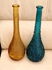 2 x Vintage Empoli Amber /