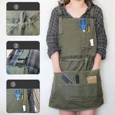 Canvas Apron with Pockets for