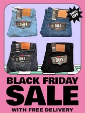 Levis 501 Mens Straight Fit Jeans Denim Original Fit bottoms New with Tags