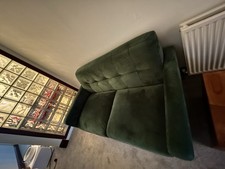 Green Velour Sofa - Perfect
