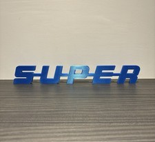 Scania Super Badge - Grille Badge - Blue