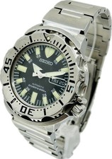 Seiko Diver Black Monster 7S26-0350 SKX779 Day/Date Mens Watch A3528