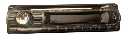 Sony mex bt2500 - cd, faceplate