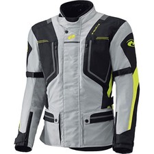 Held Zorro Moto Motorcycle Motorbike Textile Jacket Grey / Fluo Yellow