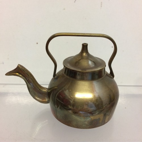Brass kettle with lid small - kettle,