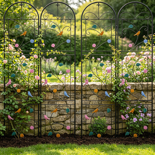 Pack 214cm metal garden - metal,