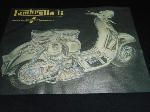 Lambretta exploded view - lambretta, li