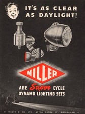 Vintage Miller Cycle Dynamo