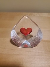 MATS JONASSON Signed Red HEART