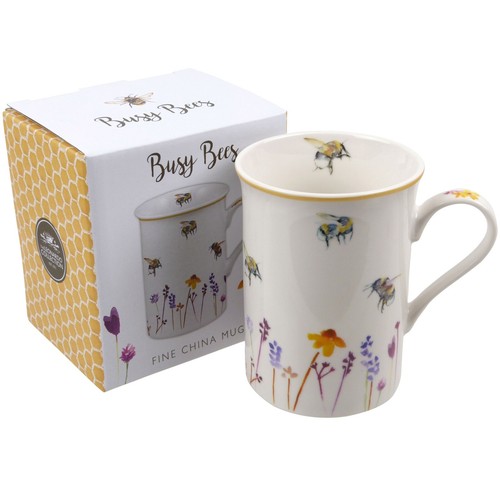 Gift boxed mug busy bees - mug,