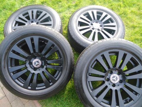 4x17 genuine mercedes alloy - genuine,