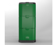 Aerobin 600L Hot Composter, Green Hot Bin Composting, Organic Garden Compost