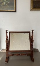 Vintage Wooden Swivel Dressing Table Mirror 
