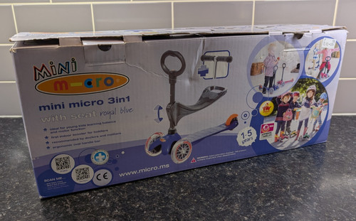 Mini micro 1 scooter - 3-in-1,