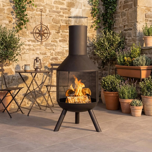 Garden chiminea patio heater - patio,