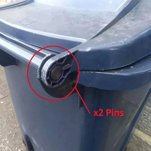 Wheelie bin lid hinge pin - bin,