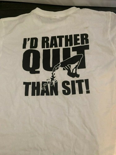 Rather quit than sit - rather,