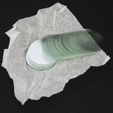 Glass Microscope Coverslips Round Blank Slide Cover Slides 100pcs/Box Φ60-100mm