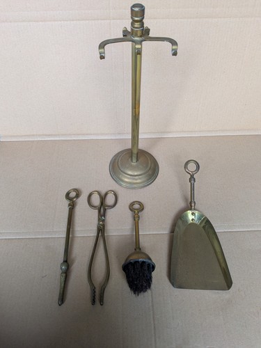 Vintage fireplace companion - fireplace,