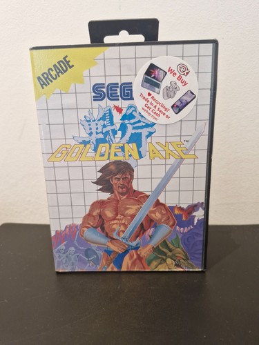 Sega master system golden axe - master,