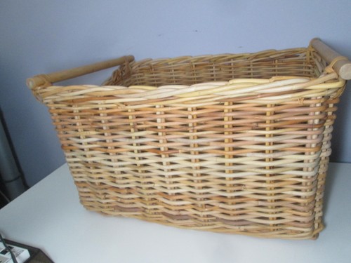 Wicker storage large basket - wicker,
