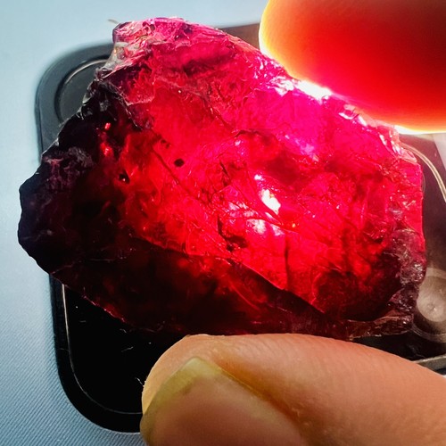 Natural red garnet raw - natural,