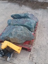  3 Large Granite Garden Rocks