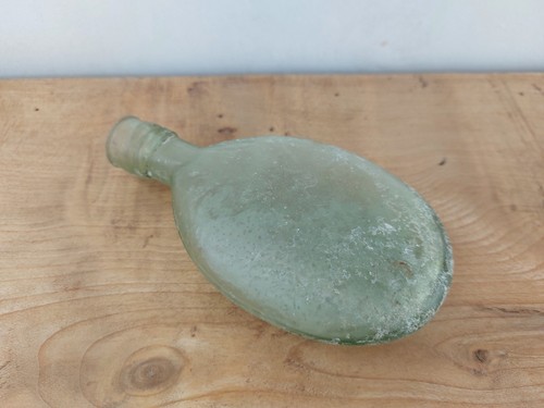 Antique green bottle flat - antique,