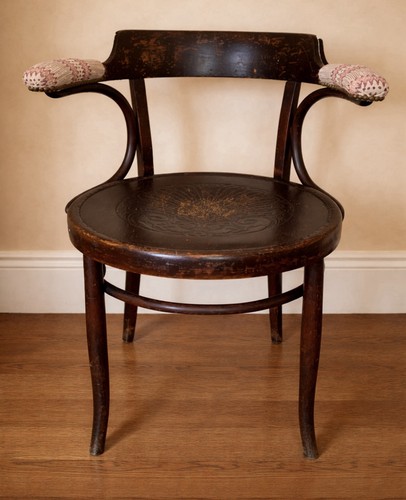 Antique bentwood tub armchair - bentwood,