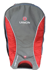LittleLife Ultralight Convertible Baby Carrier Adjustable Backpack Red Grey