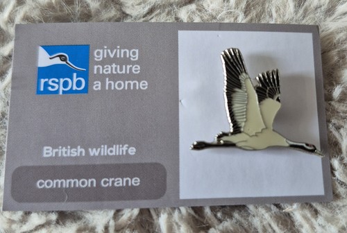 Rspb bird pin badge common - bird,