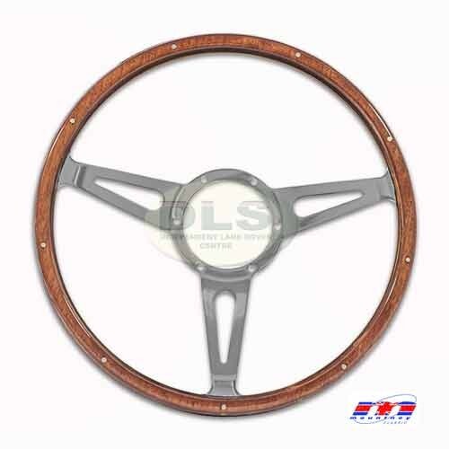 Classic wooden steering - wooden, wheel