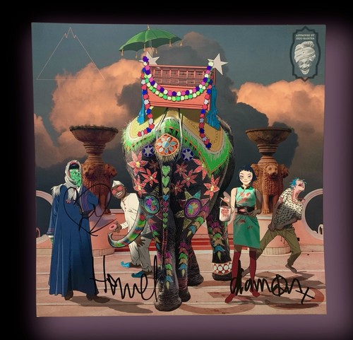 Signed gorillaz damon albarn - gorillaz,