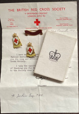 BRITISH RED CROSS INTEREST -